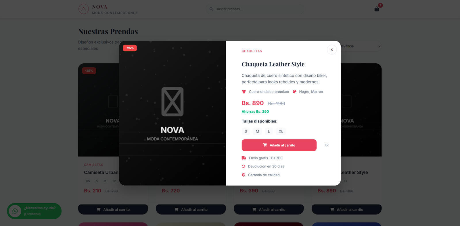 Nova - Detalle