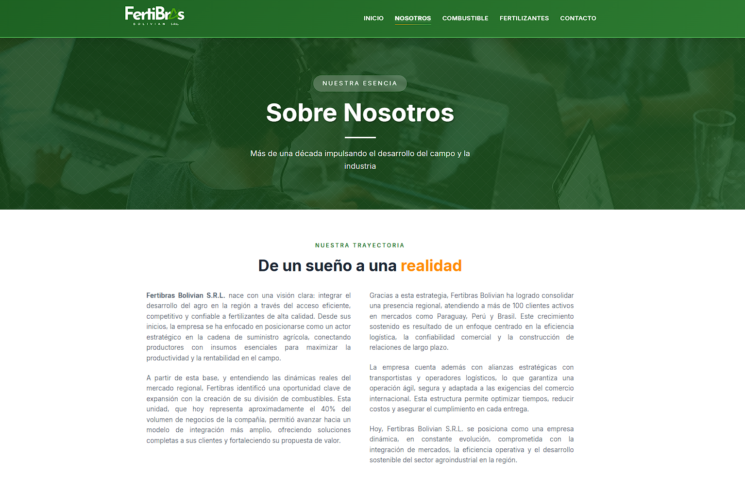 Fertibras - Nosotros
