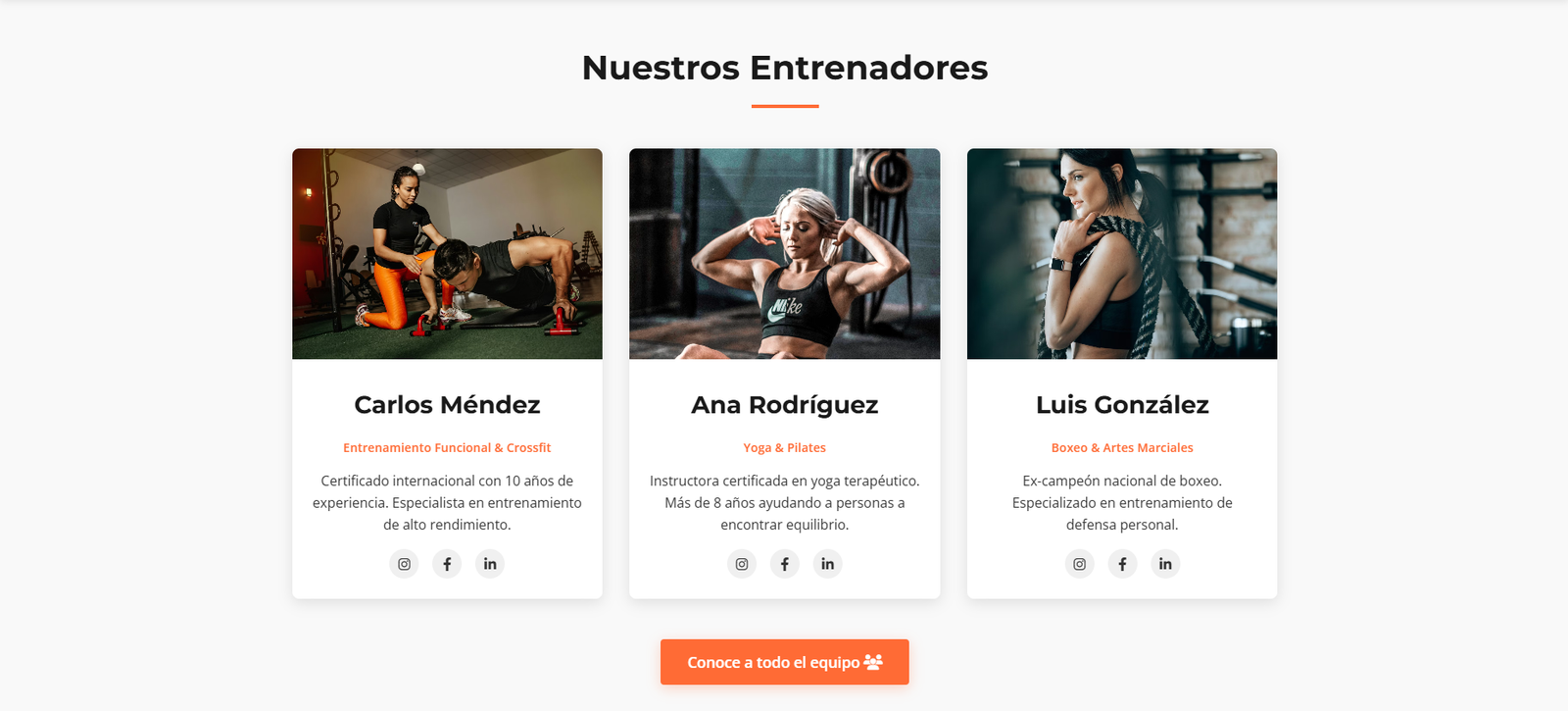 PowerGym - Servicios